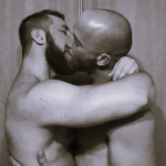 men kissing