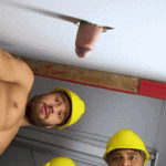 workmen see naked cock