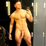 locker room cock selfie