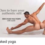nude yoga man