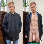 undressing daddy ginger god cock