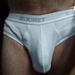 Love a man in tight whites, it’s my only kind of underwear. I freeball with pants and shorts, but love to wear tight whites and nothing else around the house when it’s warm, and yes I answer the door in them – they’re less revealing than a Speedo. Comfy, sexy, all man, WOOF! ManPitLover