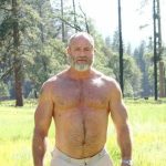 Cowboy Daddy Dan hairy chest silver