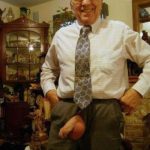 Me-and-my-penis papa suit cock out