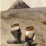 art by ANDREW WYETH boots