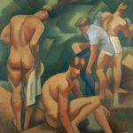 art-The-Bathers-James-Edward-Davis-1901-1974