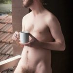 men drinking coffee naked 2
