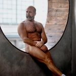 papa lust window art