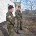 pissing army blokes