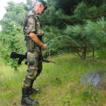 pissing public army ladz