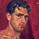 art – Dmitry Zhilinsky – Self-Portrait (1946)