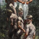 art Mark Beard Bruce Sargeant – Five Rowers