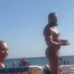 big bi bloke Huge-Dick-Daddy-Sensation-Haulover-Beach gif