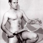 tennis-player-naked-model-vintage
