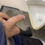 urinal art bull balls