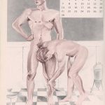 Vintage-Calendar-Men-1965-shower-hand