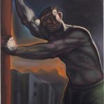 art Peter Howson – Lonely Hero (c1980)