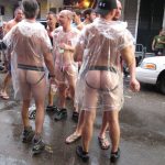 It’s raining men, in jockstraps