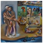 art – Two Men in Benares (1982), Bhupen Khakhar