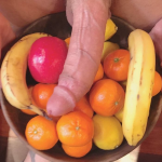 cocks and fruit banana