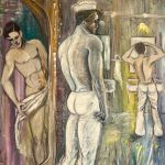 art Sailors in a Submarine Shower