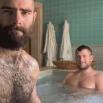 Jacuzzi just mates men hairy