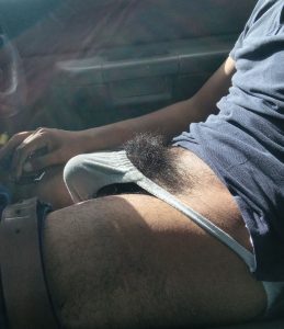 public uber driver pants down