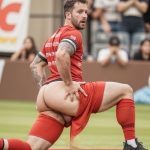 rugby lads torn shorts arse cock and balls exposed