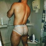 Male beauty DADS IN BRIEFS SHOWER SHOWER GOD ARSE