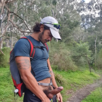 naked hiking woods wanking gods cock