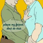 mature men touch crotch