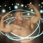 art Syrian bodybuilder & muscle bear Bald Eyad