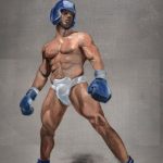 art by Mun Graf – boxer jock