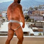 jock hairy arse public