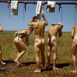 life magazine army showers public