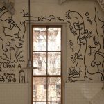 Keith Haring art once Upon a Time, bathroom of LGBT Community Center, Manhattan 1