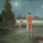 art – A.H. Bullen – Figures in Moonlight