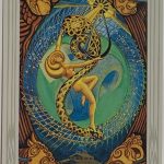 XXI – The Universe tarot dancing art