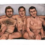 chris-ManN Art 3 gods wanking