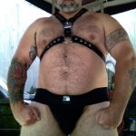 jock leather harness dominant