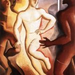 art – Jeno Gabor – Football Players (1931)