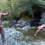 army brotherhood naked woods stream