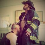 cocksucking fireman uniform