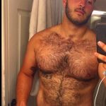 hairy chest lads selfie