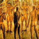 art – Ely Johns – Golden Shower communal