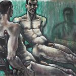 art – Peter Flinsch – Double Portrait, Jean-Luc Duchamel (1983)