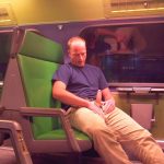 sexy bloke wanking train art