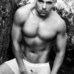 vintage male model wanking