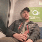 workman wanking train