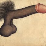 Homoerotic German postcard HaPenis